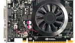 NVIDIA GeForce GTX 650 graphics card with single-fan cooling and DVI, HDMI, and DisplayPort outputs.